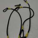 4 Pcs 24 Inch Heavy Duty Carabiner Bungee Cord Outdoor with 190 Lbs Max Break Strength, Black/Yellow Bungee Straps with Upgraded Carabiner Hooks for Luggage Rack, Cargo, Hand Carts, Bike, Camping, etc