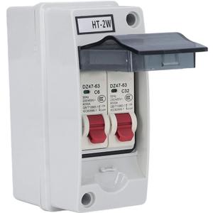 2 Way Distribution Box with Distribution Case for Outdoor (20A 32A)