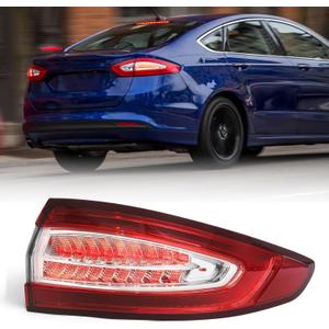 FIONE Tail Light Assembly Compatible with Ford Fusion S SE 2013 2014 2015 2016 Brake Rear Lamp Right Passenger Side FO2805110 FIONE Tail Light Assembly Compatible with Ford Fusion S SE 2013 2014 2015 2016 Brake Rear Lamp Right Passenger Side FO2805110