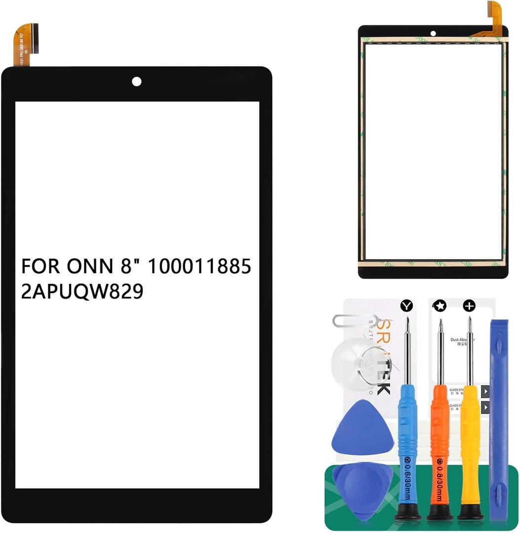 for ONN surf 8" Tablet Gen 2 100011885 2APUQW829 Touch Screen Digitizer Replacement