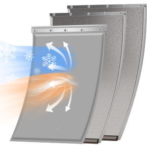 3-Flap Large Dog Door Replacement Flap with Screws, Compatible with PetSafe Freedom Doggie Doors PAC11-11039, 10 1/8" X 16 7/8", Pet Door Replacement Flap for Extreme Weather Resistance(-20 to 120F)