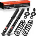 A-Premium Rear Air Spring to Coil Spring Conversion Kit Compatible with Ram 1500 2013-2018, 1500 Classic 2019-2023