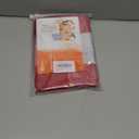 Melodieux Buffalo Check Plaid Valance Curtains for Kitchen Bedroom Windows, Farmhouse Checkered Rod Pocket Blackout Curtain Valances for Living Room, Red, 50 x 18 Inch, 1 Panel