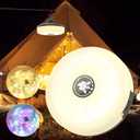 Camping String Lights, 4 in 1 Portable Camping Light Rechargeable, 8 Lighting Modes, USB Charging, Quick Storage, 32.8FT Waterproof Tent Lights String for Camping, Hiking, Yard, Christmas (Green)