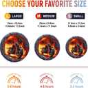 Wooden Puzzles for Adults - Fiery Escape Wooden Jigsaw Puzzle, Unique Animal Shaped Wood Puzzles Adult, Christmas Birthday Gifts for Friends/Family, Home Decor 8.5 * 8.4in 100pcs (Small)