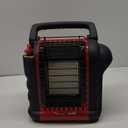 Mr. Heater Portable Buddy Heater MH9BX 4,000-9,000 BTU Indoor-Safe Propane Radiant Heater For Campers, Workshops, Job Sites, Patios & More - Red, Black