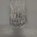 5 x Ephlyn 48Pcs Edible Christmas Cake Toppers Wafer Paper Christmas Cupcake Decorations Xmas Cookie Decorations for Xmas Festival Birthday Party Food Decor Green