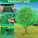 Fanfanwin 2 Packs 13 x 13 ft Large Fruit Tree Netting Bags with Zipper and Drawstring Squirrels Insect Bird Plant Cover for Fruit Trees Fruit Tree Net Protection