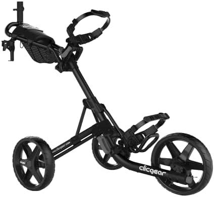 Clicgear Model 4.0 Golf Push Cart, 3-Wheel Foldable Walking Golf Cart