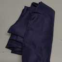 Romanstile Round Waterproof Tablecloth, Stain Resistant Washable Table Cloths Wrinkle Free Polyester Table Covers for Kitchen Dining Party Wedding Indoor and Outdoor - Navy Blue, 48 Inch