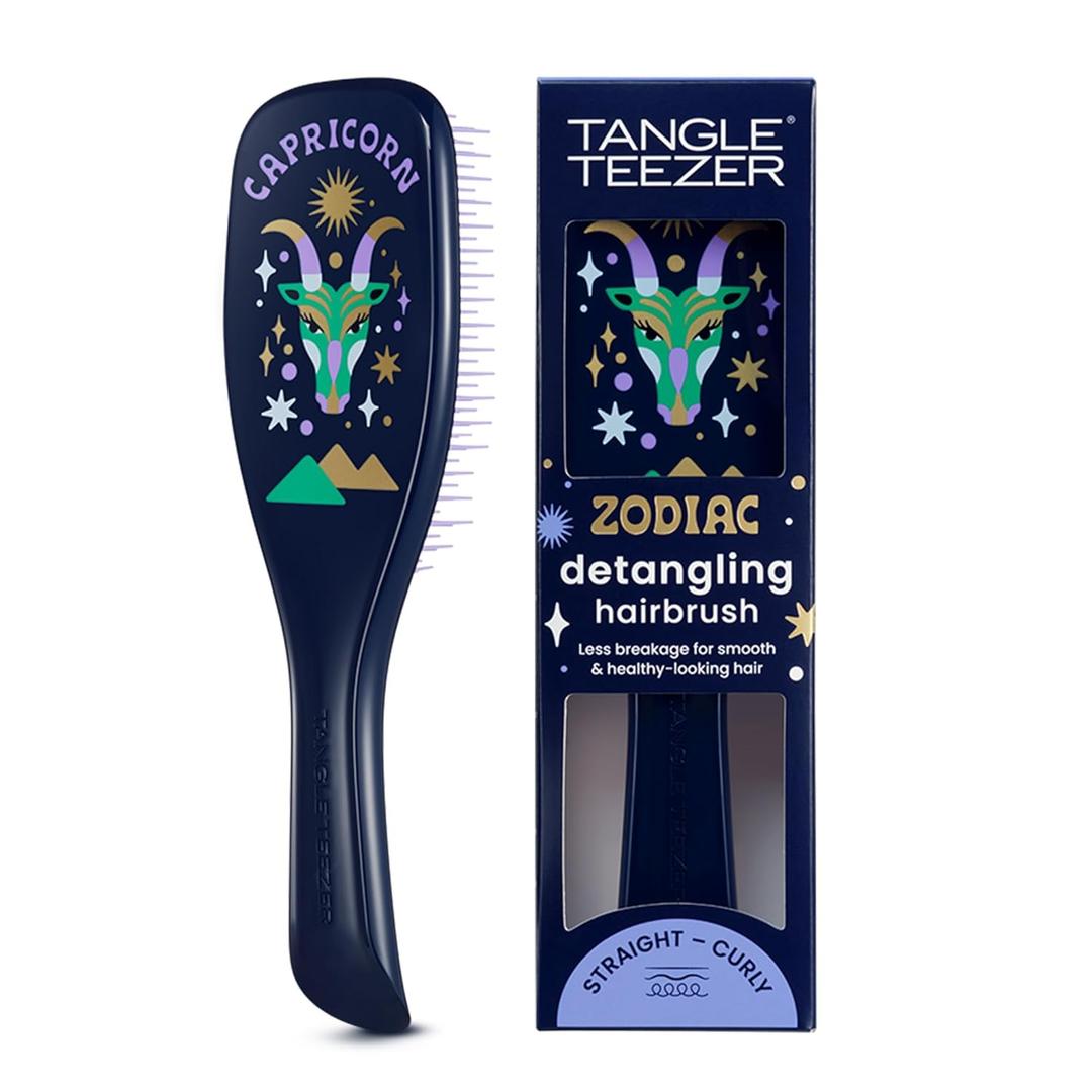 Tangle Teezer Zodiac Ultimate Detangler Hairbrush for Wet & Dry Hair, Eliminates Knots & Reduces Breakage for All Hair Types, Capricorn (Capricorn: Dec 22-Jan 19)