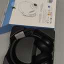 TECKNET Wireless Headset, Bluetooth Headset with AI Noise Cancelling Microphone - Rechargeable Bluetooth V5.2 Headphones, 50H Playtime & Mic Mute, On Ear Headphones for Trucker/Remote Work/Call Center (Deep Black)