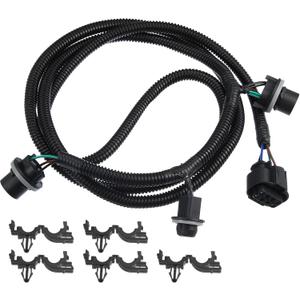 X AUTOHAUX 22869169 Tail Light Lamp Wiring Harness for Chevrolet Silverado 1500 2014 2015 for Chevrolet Silverado 2500HD 3500HD 2015 Passenger Side