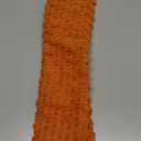 UGASA Fall Velvet 12x20 Inch Lumbar Throw Pillow Cover, Both Sides Corduroy Striped, Soft Solid Decorative Rectangular Cushion Case for Couch/Bedroom/Car, 1 Piece, Orange