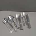 Hammered Silverware Set, 40-Piece Stainless Steel Square Flatware Set for 8, Food-Grade Tableware Cutlery Set, Utensil Sets for Home Restaurant, Mirror Finish, Dishwasher Safe