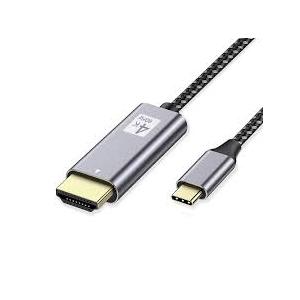 ZGEAR USB C to HDMI 6 FT VIDEO CABLE Connect Personal Devices to a TV, Monitor, or Projector Supports 4K Resolution & Audio Mirror or Extend Display Plug & Play