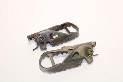 JFG RACING Dirt Bike Foot Pegs,7075 Aluminum CNC Pedals Rests for Surron Light Bee X and S/E Ride Pro S SS SR/CRF150F CRF230F 03-19/CRF250F 19-24/XR150L 15-24/KDX200 83-94-Silver