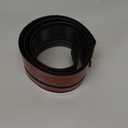 Stair Edge Protector 12 Ft - Black Rubber Edge Trim for Steps - Vinyl Stair Nose Molding - Rubber Nose Trim - Fit for Indoor and Outdoor - Non Slip and Waterproof