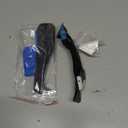 Saker Silicone Caulking Tools-3 in 1 Sealant Finishing Tool Grout Remove Scraper Caulk Remover Glass Glue Angle Scraper for Bathroom,Kitchen,Floor,Window,Sink Joint,Frames Seal (Black Blue)