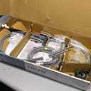 Moen Adler Chrome One-Handle High Arc Kitchen Sink Faucet with Power Clean, Modern Kitchen Faucet with Pull Down Sprayer, 87233