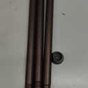 Bronze Shower Curtain Rod, Shower Tension Rod Adjustable 30 To 64 Inch,Shower Curtain Rods Spring Tension For Bathroom No Drilling No Rust (Brown)