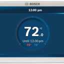 Bosch Large 5-Inch Full-Color Touch Screen Sleek Easy Setup Connected Control Smart Phone Wi-Fi Thermostat for 24V HVAC Systems with Bosch Connected Control App