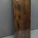 QEEIG Floating Shelves for Wall 23.6" Long - Wall Mounted Shelf Bathroom Kitchen Living Room Bedroom Farmhouse Home Decor Display Bookshelf Large 23.6 x 9.3 inch Set of 2, Rustic Brown (008-60BN)