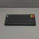 NuPhy Node75 Wireless Mechanical Keyboard, 75% Hot Swappable Custom Low Profile Keyboard, 84 Keys Computer Gaming Keyboards, Supports Touch Gestures, PBT Keycaps, RGB Backlit, Bluetooth/2.4GHz/USB-C (Gray)