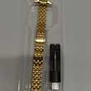 MioHHR Slim Metal Bands Compatible with Apple Watch Bands for Women 38mm 40mm 41mm 42mm (Series 11 10), Stainless Steel Strap Bands for iWatch Series 11 10 9 8 7 6 5 4 3 2 1 SE3/2/1, Gold