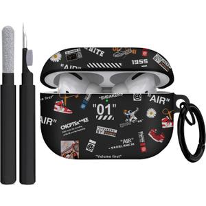 Compatible Airpods Pro 2nd Generation Case Cute Sports Basketball Football Shoe,Protective TPU Soft Cases Cover Rugged for Apple Airpod Pro 2 with Keychain for Women Men