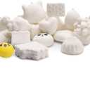 WATINC Random 10 Pcs DIY Squeeze Toys Cream Scented Kawaii Simulation Lovely Toy Medium Mini Soft Food Squeeze Bread Toys Keychains, Phone Straps, Bonus Random Stickers