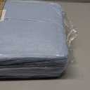 PALASSIO Baby Blue 100% Cotton Quilt Queen Size Bedding Sets with 2 Pillow Shams, Textured Lightweight Soft Bedspread Shabby Chic Coverlet, Neutral Quilted Comforter Bed Cover for All Season, 3 Pieces