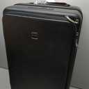 Hanke 24 Inch Expandable Carry On Luggage 22x14x9 Airline Approved Top Opening Hard Shell Suitcase with Cup Holder, USB Ports, Spinner Wheels, TSA Lock, Jet Black