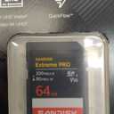 SANDISK 64GB Extreme PRO SD UHS-I Card - Up to 200MB/s Read Speed and 90MB/s Write Speed, 4K UHD, Full HD, U3, and V30 - SDSDXXU-064G-GSCIN