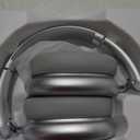 Wentronic Y01 Wireless Noise Canceling Headphones Bluetooth 5.3 Over Ear Headphones with Microphone, Hi-Res Audio, 48H Playtime, Foldable Comfortable Earpads,Compatible with iOS,Android,PC, Silver