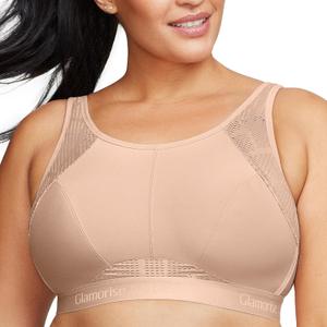 Glamorise Womens No-Sweat Mesh Sports Bra Wirefree #1068