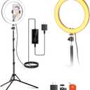 NEEWER 10" 20W High Power LED Ring Light for Phone with 71" Tripod Stand, Bi Color Ringlight, Phone Holder Compatible with iPhone for Video Recording Selfie Makeup Studio Live Streaming TikTok, RH10B
