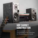 Polk Audio T15 Home Theater and Stereo Bookshelf Speakers Deep Bass Response, Dolby and DTS Surround, Wall-Mountable, Pair, Black