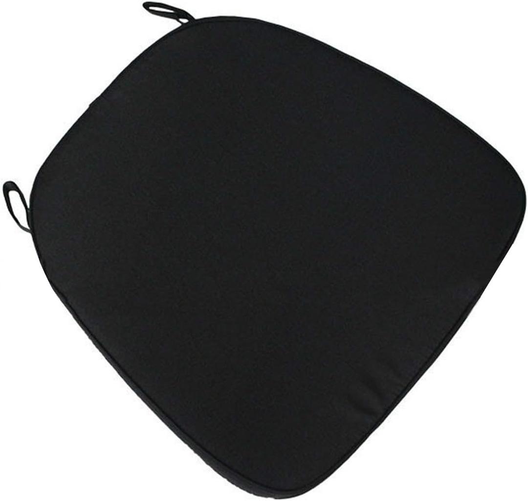 Chair Seat Cushion, Kitchen Chair and Dining Room Seat Cushion, Removable Seat Cushion for Indoor with Machine Washable Cover Cotton Linen Light Gray, 15.7 X 15.7 X 1.9 inches ( Color : Black , Size : (40*40*5cm)