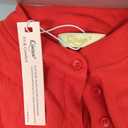 QINSEN Womens Long Sleeve Shirts 2025 Trendy Casual Henley Tops Slim Fitted Basic T-Shirts Fashion Outfits, Red, L