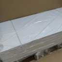 6 Pack White Slatwall Shelf, 24" x 12" Wooden Slat Wall Shelves with Metal Brackets Heavy Duty Slatwall Shelving Organizer Accessories for Home Garage (6, 23.6" x 11.8")