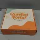 Purrfect Portal Meow Manor® XL Interior Cat Door, No-Flap Pet Door for Interior Doors, Easy DIY Installation, Cat Door for Cats up to 30 lbs, Off-White