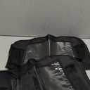 Car Backseat Organizer with 10" Table Holder, 9 Storage Pockets Seat Back Protectors Kick Mats for Kids Toddlers, Travel Accessories, 2 Pack (Black)