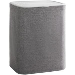 90L Large Grey Laundry Basket with Lid  Collapsible Laundry Hamper with Handles & Waterproof Liner | Durable, Space-Saving Clothes Organizer for Bedroom, Bathroom & Laundry Room.