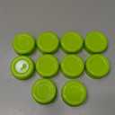 10pcs Narrow Baby Bottle Caps for Dr Brown & Medela Bottles, BPA Free Travel and Storage Baby Bottle Lids Replacement Parts with Sealing Gasket for Ameda Baby Bottles Accessory (Green)