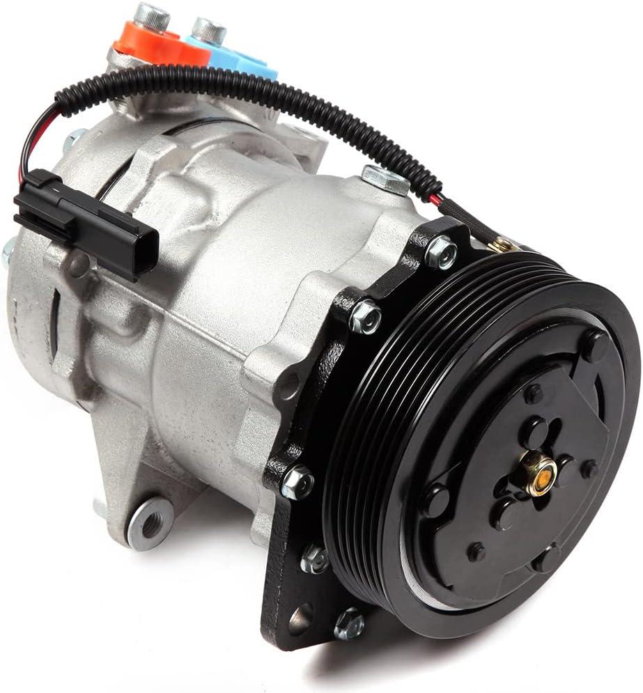 ECCPP AC Compressor 2002-2005 for Jeep Liberty 3.7L AC Compressor with Clutch