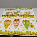 6 Pcs Easter Gnome Doormat Summer Day Doormat Spring Holiday Welcome Mat 4th of July Door Mat Sunflower Gnome Decorative for Outdoor Indoor Entrance Decor(Classic)