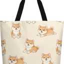 Canvas Tote Bag Large Women Casual Shoulder Bag Handbag Reusable Beach Shopping Grocery Bag For Outdoors