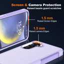 Hualele for Samsung Galaxy S24/S25 Plus Case,[Military Grade Protection] [Dropproof Shcokproof] Non-Slip Grip Dual Layer Rugged Heavy Duty Galaxy S24 S25 Plus Phone Case,Light Purple