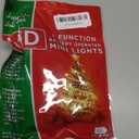 MASHANG Christmas Lights - Battery Operated String Lights 50 LED Xms Mini Lights 8 Modes Green Wire Mini Light Set with Timer for Xmas Tree Wreath Party Indoor Outdoor Decor, Waterproof, Warm White